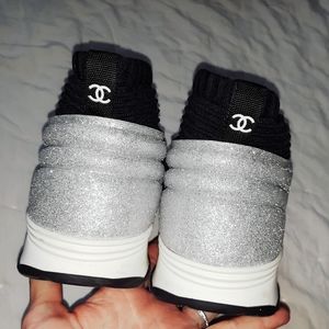 Chanel High Speed Knit Sock Sneakers Trainers